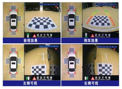 China Seamless bird view parking assistant car reverse camera system for all brand cars, universal model for sale