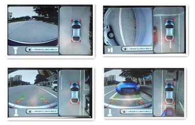 China High Definition 360 Car Reverse Parking System , Universal model and Specific model, Around View Monitoring for sale