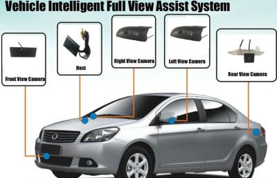 Chine Autour du système de stationnement d'inverse de voiture de vue d'oiseau pour Audi A4, enregistrement de boucle, système de stationnement de vue d'oiseau à vendre