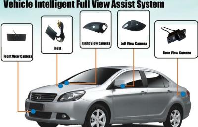 China HD CMOS 360 Degree Car Reverse Camera Kit , bird view parking system , driving assistance for sale