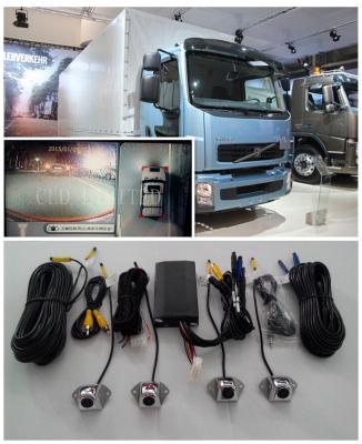 China Night Vision CMOS Lorry Cameras Parking System With 4 Wide Angle Cameras Seamless, BirdView System for sale