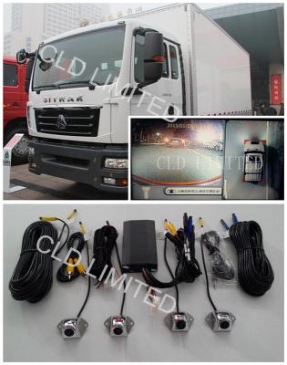 China 360 ° Around  View Lorry Cameras System monitor AVM  With 4 channel DVR,  Safety Driving Assistant for Trucks and Buses for sale