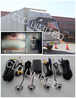 China Bird View System with 4 channel HD DVR And collision video, Advanced Driving Assistant System for sale