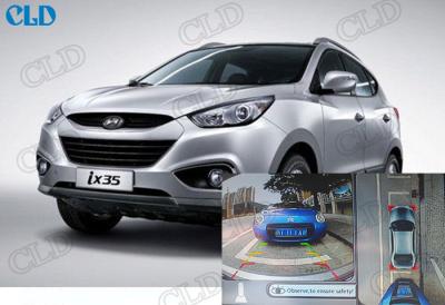 China Monitor panorámico de la vista posterior del coche de Dvr de 4 canales para Hyundai IX35. Sistema del aparcamiento de la opinión del pájaro en venta