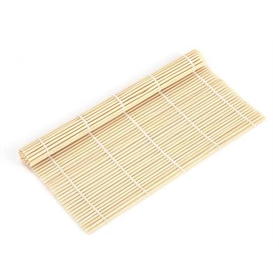 China Making Sushi Roll China Supplier Disposable Easy Use Natural Bamboo Sushi Rolling Mat for sale