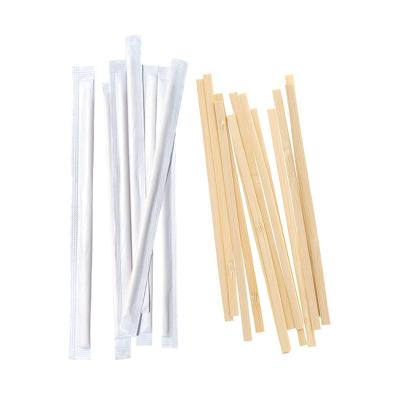 China Minimalist High Quality 100% Natural Wooden Coffee Stirrer, Logo Coffee Stir Disposable Branding Stick With Customize Size for sale