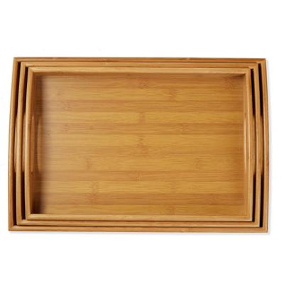 China Africa Bamboo Tray Customized Wholesale Special Bamboo Wood Tray for sale