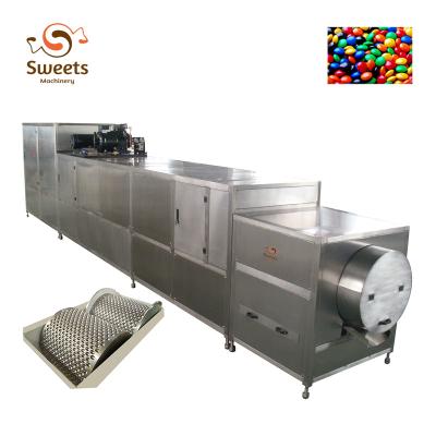 China Dairy Factory Chocolate Lentil Processing Coating Machine For MM Beans for sale