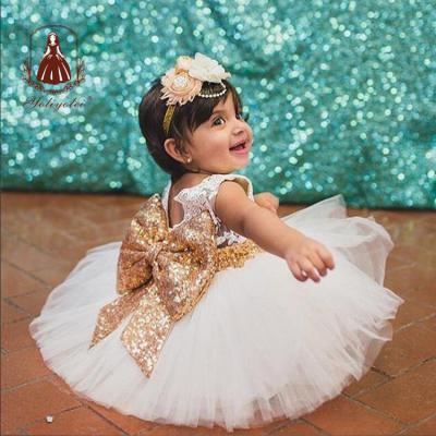 China Yoliyolei Breathable Sparkly Sequin Kids Princess Ball Gown Bridesmaids Birthday Party Toddler Babies Weddding Dress for sale