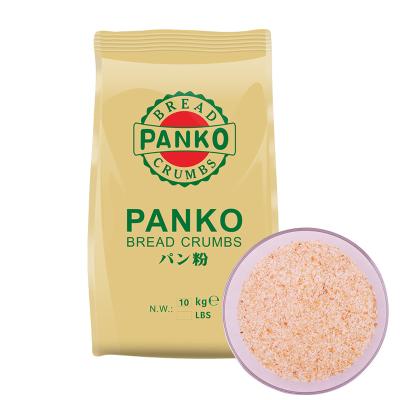 China Professional Low Fat White Yellow Pure Breadcrumbs Production Manufacturer Colored Panko for Deep Fried Food for sale