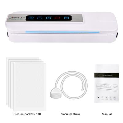 China Car Food Vacuum Sealer Seal Machine with Touch Food Storage Packer and LCD Cutter Vacuum Bags for Packaging for sale