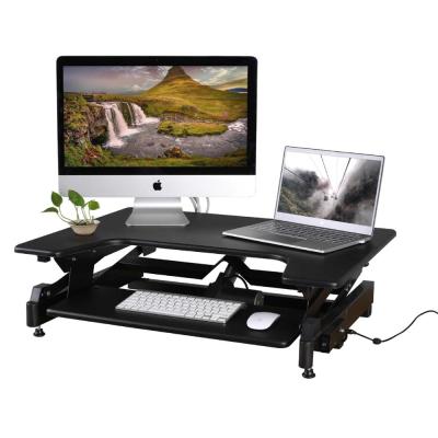 China PC Desk STARSDOVE Height Adjustable Computer Sit Stand Desk Lifting Desk for sale