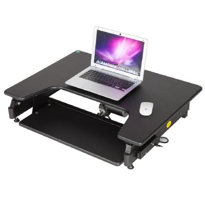 China office home/school etc. STARSDOVE- Sit Stand Desks Converter, Large Adjustable Table Folding Sit Stand Desk For Monitor and Laptop Imac for sale