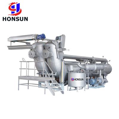 China dual flow high temperature overflow Jet Textile Fabric Dyeing Machine for sale