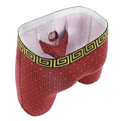 China Antibacterial Mens Shorts Boxer Briefs Underwear Cotton Digital Printing Spandex for sale