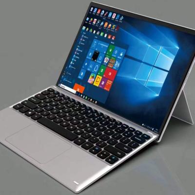 China Best Quality Touch Screen 12.3 Inch Win 11 Laptop 2 In 1 Tablet 8GB+256GB With Separated Keyboard For Operating for sale