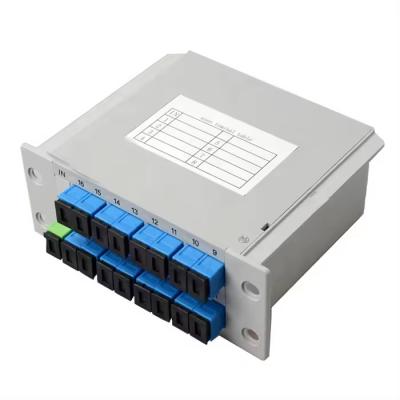 China Factory Supply PLC Splitter with SC-APC connector  for FTTH  Fiber Optic  Plug-In PLC Plug-In PLC Splitter for sale