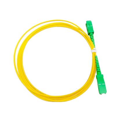 China FTTH/FTTX Sc-sc Singlemode 3.0mm Low Insertion Loss Core G657A LSZH  Fibre Optical  Patch Cord for sale