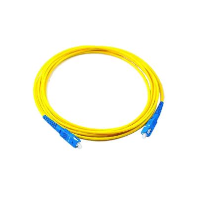 China FTTH SC UPC-SC UPC G657A  Low Insertion Loss 1 Core 2 Core LSZH Fiber Optic Patch Cord Fiber Optic Patch Cord for sale