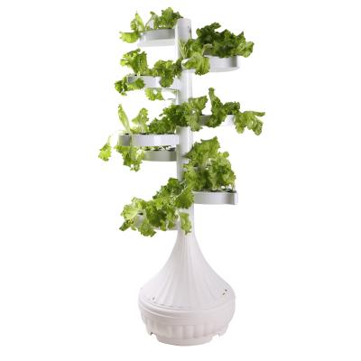 China Modern Hydroponic Plastic Flower Pots For Balconies House Vertical Garden Plant Pot for sale