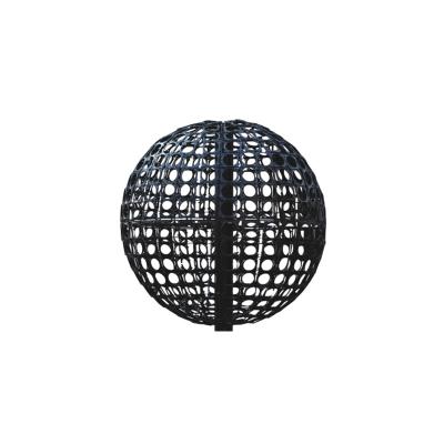 China Durable Plastic Ball Planter Outdoor Landscape Raw Material Garden PP Sculpture for sale