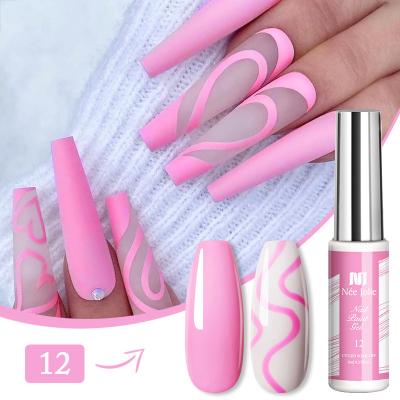 China Nail Art Beauty Wholesale Private Label Nail Salon 12 Colors Soak Off Offline Gel Art for sale