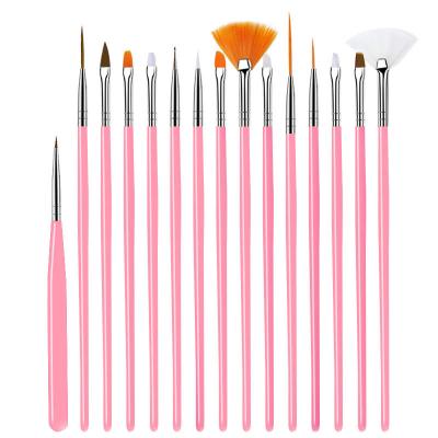 China Beauty Painting Tools Wholesale Poly Pen Multi Gel Coating Drawing Nail Styles Acrylic Kolinsky Brush for sale