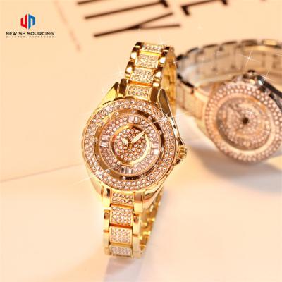 China Popular New Water Resistant Watch Manufacturers Lead Sales Foreign Trade Chain High-Grade Full List Drill Custom Table for sale