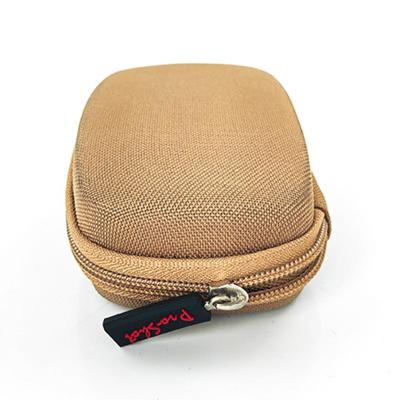 China Portable Factory supply headphone bag oval earplug box 3c digital products USB flash drive data cable storage box eva case for sale