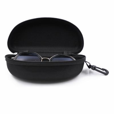 China Light weight custom Hard eva Shockproof sport eyeglasses holder unisex Travel Zipper sunglasses case and box for sale