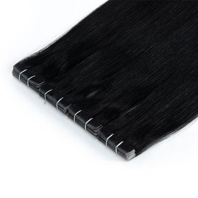 China Good Quality Seamless Invisible Curly Hair Russian Hair Tape Loop Band 100% Virgin Hair for sale