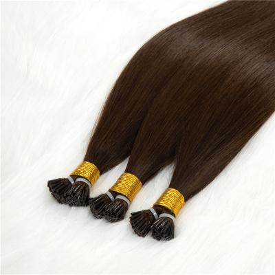 China Wholesale High Quality Straight I Tip Hair Extensions Double Drawn 100% Virgin Human Hair Extensions for sale