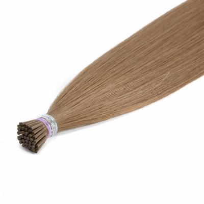 China Good Quality Cheap Straight I Tip Hair Extension Keratin I Tip Raw Virgin Hair Customized Color Hair for sale