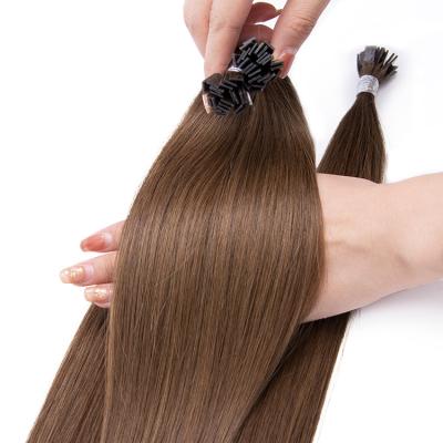 China Factory Price Keratin Hair Straight Flat Tip Hair Extensions Best Quality Flat Tip Hair Extensions for sale