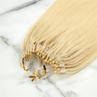 China Factory Wholesale Straight Micro Link Looped Hair Extensions High Quality Micro Loop Ring Hair for sale