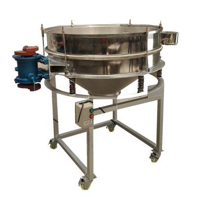 China For Chemical Powder Granule Granule Food Vibrating Screen Filter Rotary Sieve for sale