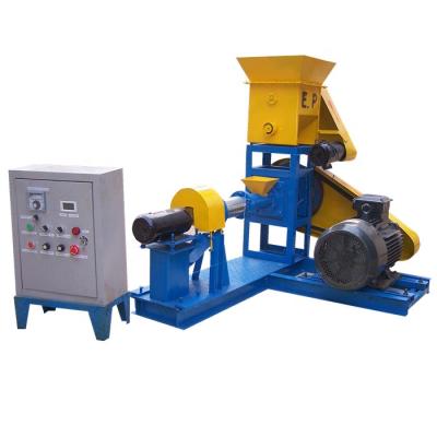 China Production of animal feed pellet fish feed machine turtle frog feed extruder high quality floating aquatic machine for sale