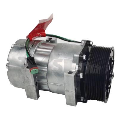 China Truck spare parts for Scania G440G450 air conditioning compressor 1888032 1531196 1530153 2564093 570608 G440 for sale