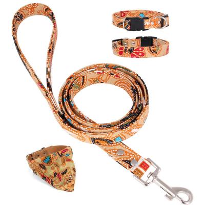 China Quick Release Manufacturer Advance Custom Made Luxury High Quality Waterproof Dog Polyester Polyester Training Leashes Set With Logo for sale