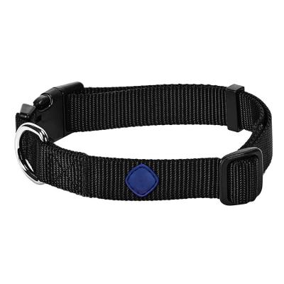 China Free Sample Personalized High Quality 2 Inch Heavy Duty Black Heavy Duty 2 Inch Dog Black Weighted Nylon Collars For American Bully And Tactical Dog for sale