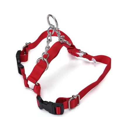 China Wholesale Custom Bondage Outdoor Nylon Pet Harness Custom Dog Webbing Working Walking Vest for sale