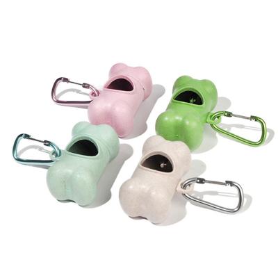 China Sustainable Custom Biodegradable Dog Poop Bone Holder Cornstarch Free Sample Logo Waterproof Dispenser for sale