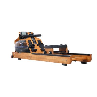 China Wooden Double Track Oak Water Resistance Rowing Training Machine en venta