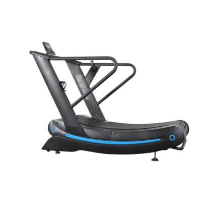 China Fitness Non Powered Curved Mechanical Treadmill Running Workout Machine zu verkaufen