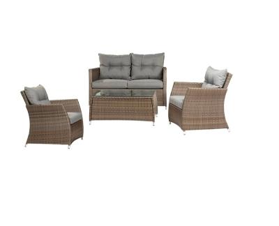 China Waterproof Outdoor Furniture 4PC Outdoor Chat Rattan / Wicker Furniture Sets for sale