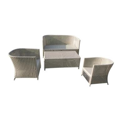 China New Style Modern Rattan Garden 2 Seats Thicker Sofa Set Outdoor Furniture With Thicker Cushion for sale