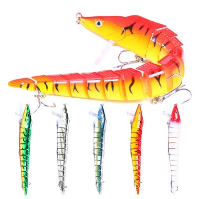 China Wholesale Hengjia 23cm Sections 46g 23cm Minnow Fishing Hard Plastic Jointed Lures Big 13 for sale