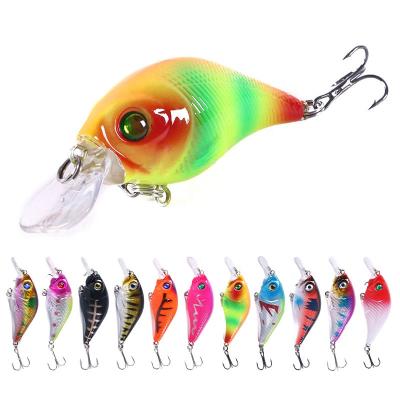 China Wholesale 7.5cm 10.2g ABS Artificial Hard Plastic Crankbait Fishing Lures for sale