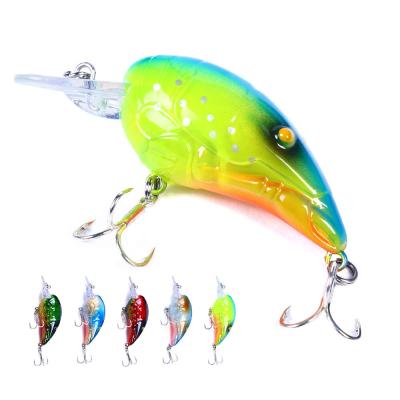 China Hengjia 7cm Shrimp 11.5g Hard Plastic High Quality Crankbait Wobbler Fishing Lure 7cm Deep Diving Bait for sale