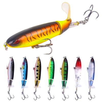 China Wholesale ABS Hengjia 10cm Artificial Hard Plastic 13.5g Bait Floating Topwater For Penciling Fishing Lure With Thruster for sale